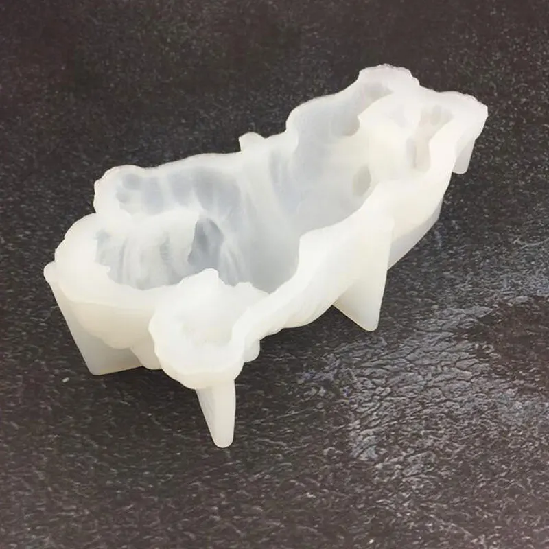 Силиконовая форма для торта в виде милой собаки 3D искусственный пудинг