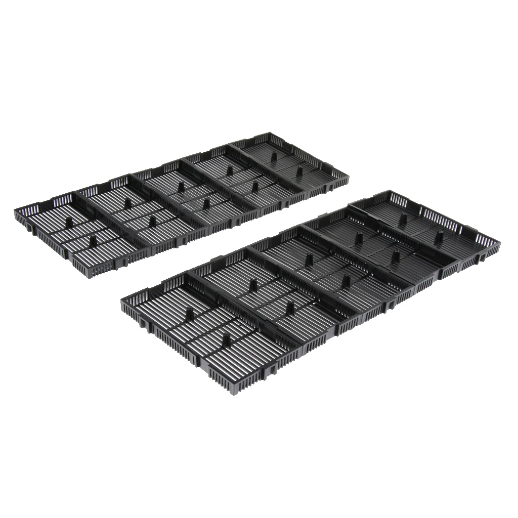 

10 Pcs Under Sand Gravel Filter Undergravel Filteration Plate for Fish Tank
