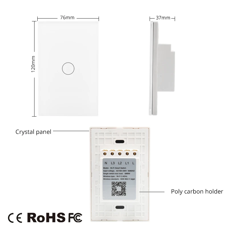 Wi Fi Smart Switch 2/3 Way управление через приложение Association дистанционное работает с Amazon