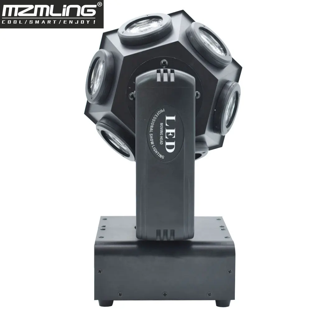 4 шт./лот 12x10 Вт RGBW 4в1 LED Луч света футбол свет DMX512 движущийся головной