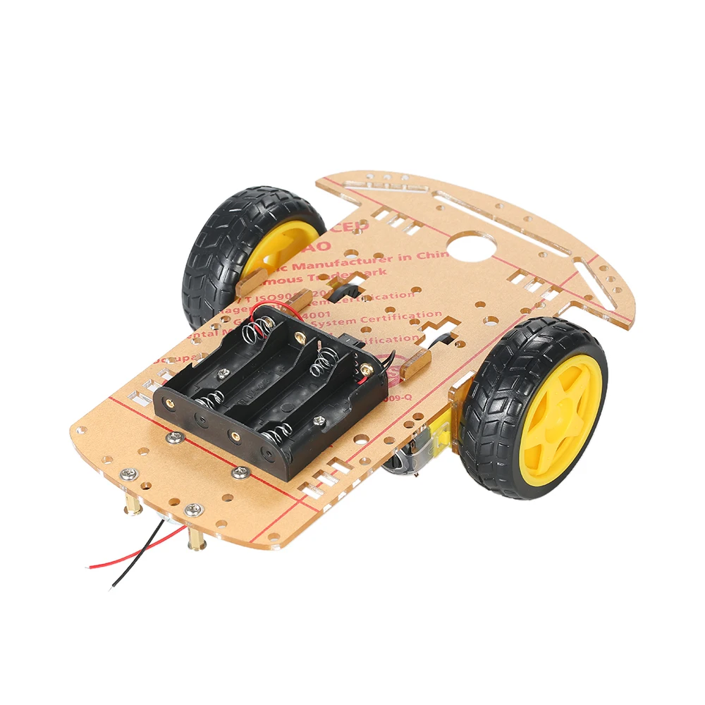 2WD 2-колесный умный автомобильный шасси DIY Kit Высокое качество моторы Трассировка