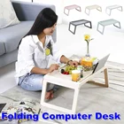 Стол компьютерный складной для ноутбука, портативный регулируемый столик-поднос для ноутбука, дивана, кровати, офиса, 54, 5 х36 х26,5 см