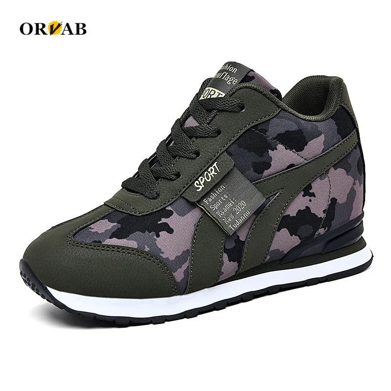 

Women Sneaker Casual Breathable Platform Sport Shoes Fashion Running Walking Lace Up Ladies Internal increase Shoes Sneakers