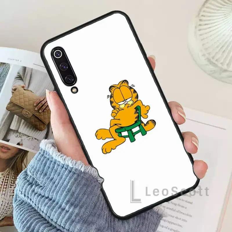 

Cartoon Garfield Cat funny cool Phone Case For Xiaomi Redmi 7 9t 9se k20 mi8 max3 lite 9 note 8 9s 10 pro
