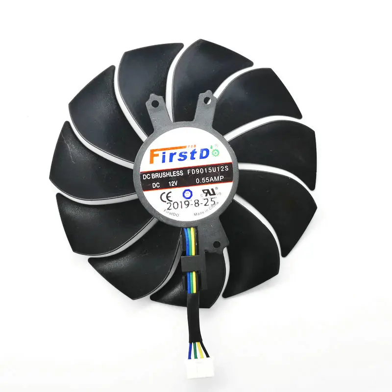 Вентилятор для охлаждения видеокарты RTX 2080 2080TI fd9015u12s 9015 12 В hzdo GTX760 GK80 | Компьютеры