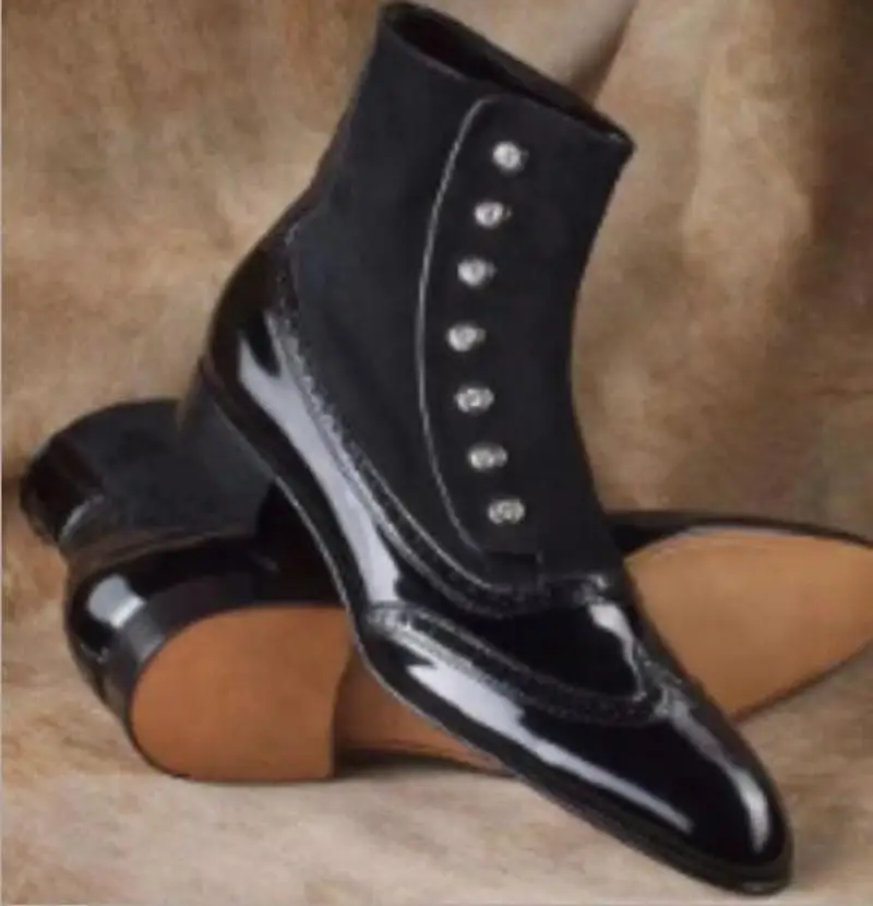Men ankle boots slip on shoes male man matin shoe men's vintage PU leather gladiator booties sapato feminino chaussure M0390 | Обувь