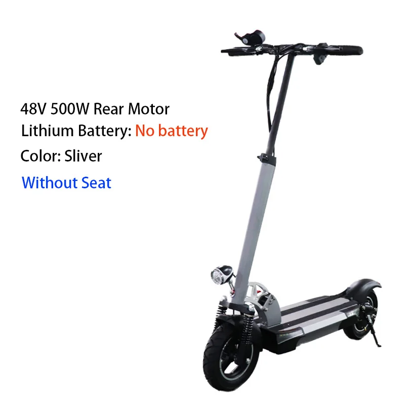 s48500nobattrynoseat 48v500w электрический скутер более 100 км Лонгборд сильный Мощный складной электрический велосипед для взрослых hoverboad e скутер с сиденьем - Цвет: s48500nobattrynoseat