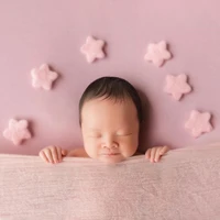 5pcs baby wool felt stars decorations infant photo shooting accessories newborn photography props