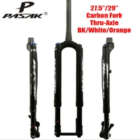 bicycle carbon suspension fork pasak shock mountain bike air 27 5 29 thru axle15mm100 predictive steering oil and gas