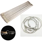 Брелок для ключей из нержавеющей стали, 5 шт.