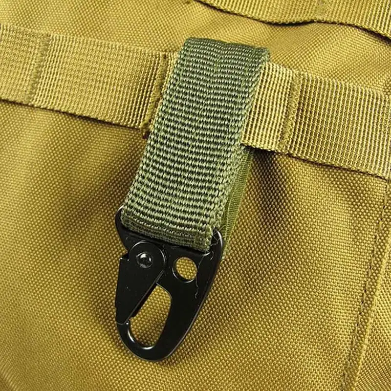 

Outdoor Tactical Nylon Webbing Hanging Buckle Multi-function Belt Key Hook Multi-purpose Hook Eagle Buckle Carabiner