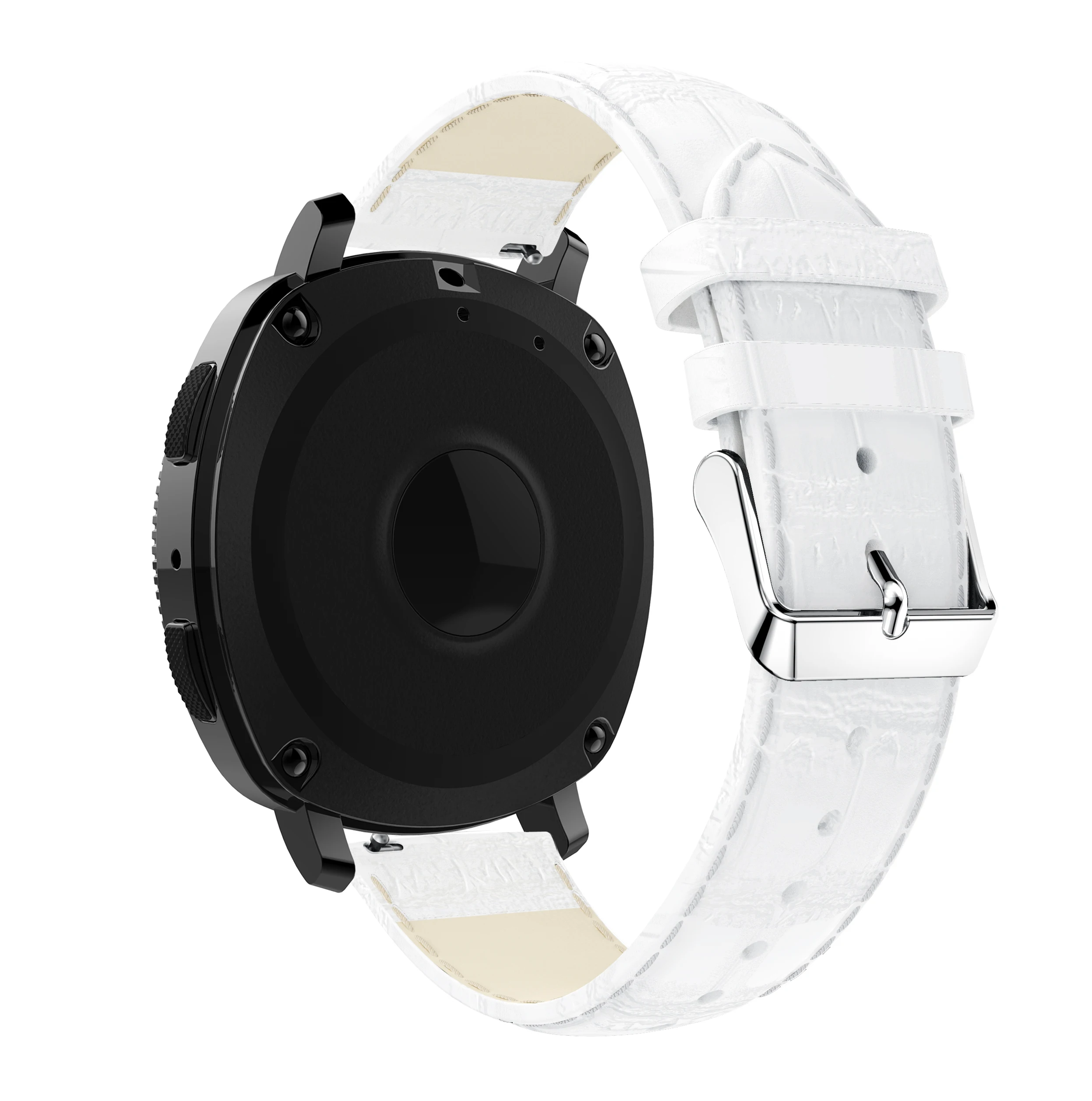 Ремешок кожаный для Samsung Gear Sport/Gear S2 сменный Браслет Galaxy watch Active 42 мм | Электроника