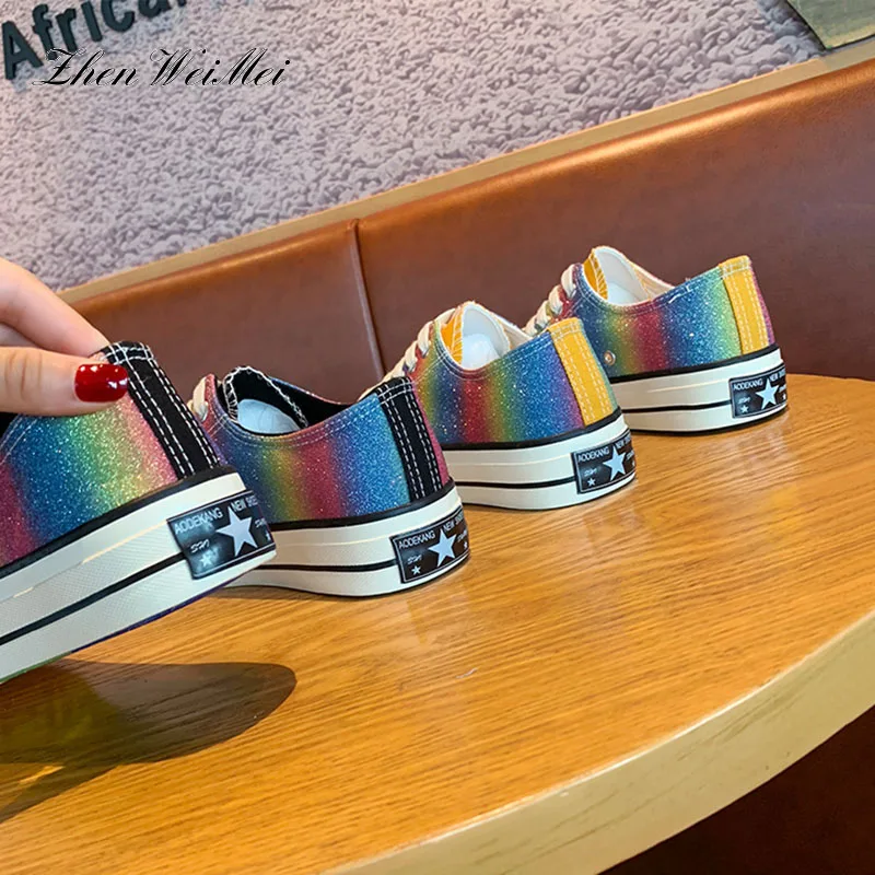 Парусиновая обувь с ручной росписью на заказ женские модные повседневные