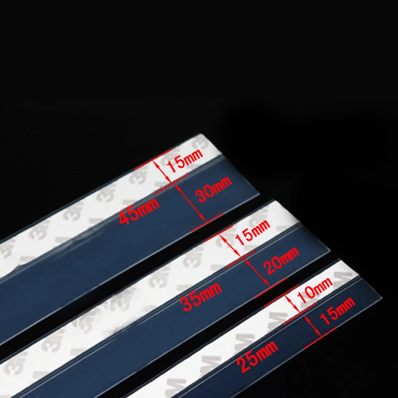 Силиконовая самоклеящаяся уплотнительная лента 45 мм для снятия погоды под