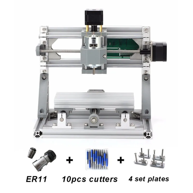 CNC1610 PRO мини лазерная гравировальная машина 3 оси GRBL ЧПУ Arduino управление резьба по