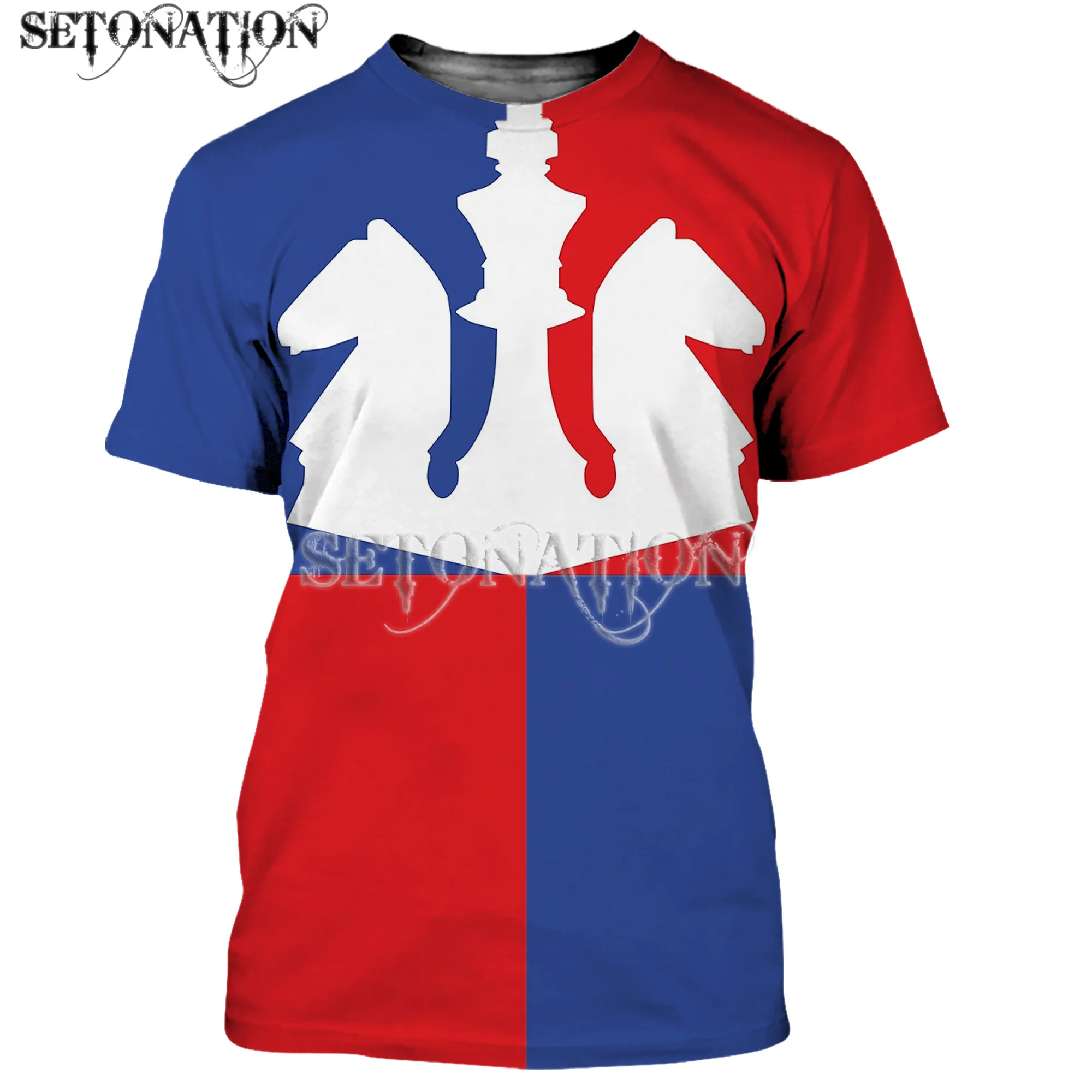 Шахматные игры и костюмы для мужчин женщин новые модные крутые футболки с 3D