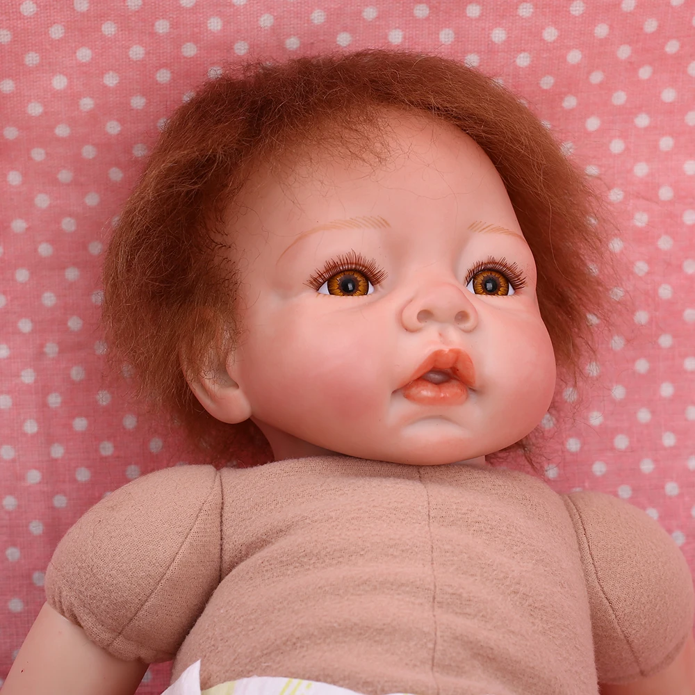 Reborn Baby Dolls 22 дюймов маленькая принцесса силиконовая Реалистичная кукла ребенок игрушка розовое платье реалистичное 55 см Bebe кукла для новорожденного