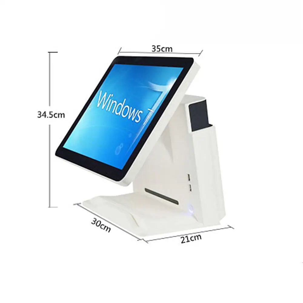 Компьютер Windows pos терминал низкая цена система все в одном настольный сенсорный