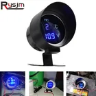 Универсальный цифровой измеритель температуры воды для автомобиля, грузовика, 2 в 1, 12 В, 24 В, вольт, измеритель напряжения с датчиком температуры 10 мм