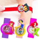 Часы Детские кварцевые для девочек, с героями мультфильма аниме