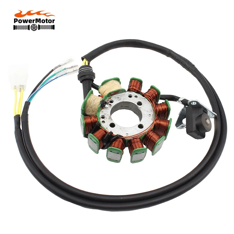 

AC Magnet Stator Coil 11 Stage Magnet Stator Coil Fit For 125CC-250CC Electric Start Engines Pit Dirt Bike