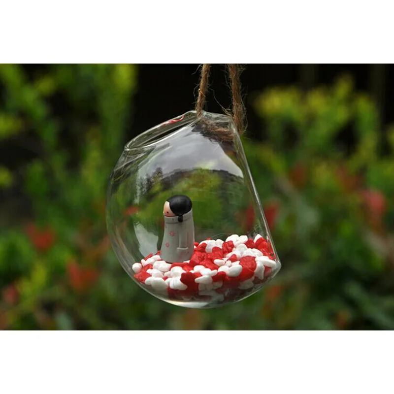 10 м висячая стеклянная Цветочная ваза Террариум контейнер домашний садовый шар