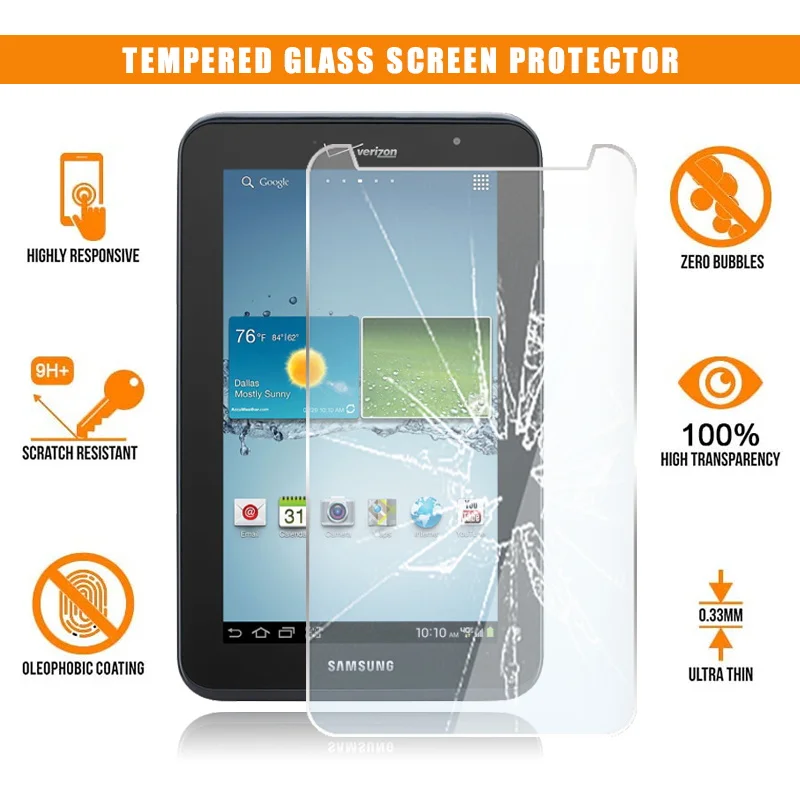 Для планшета Samsung Galaxy Tab 2 7 0 LTE I705 закаленное стекло защита экрана устойчивая к