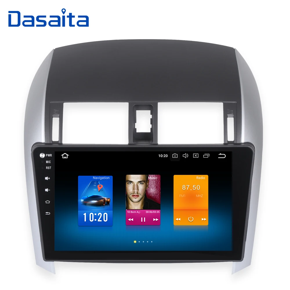 Dasaita 10 2 &quotips Android 9 0 автомобиля gps для Защитные чехлы сидений сшитые специально Toyota