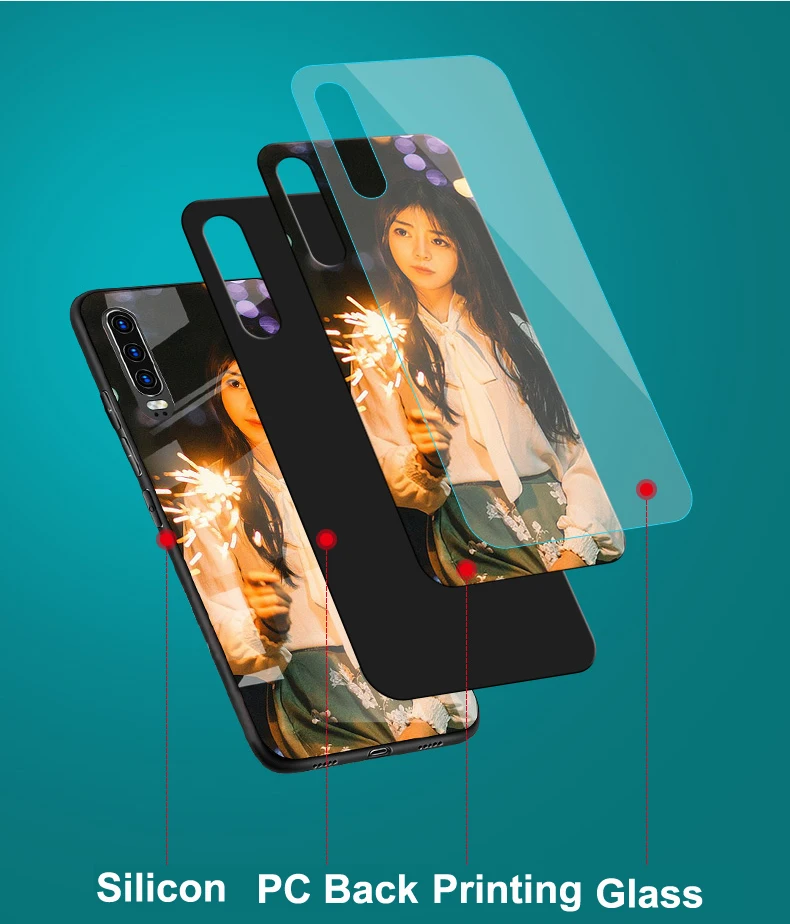 Для huawei P30 Pro P20 Lite Nova 5 5T 3e 4 4e 3i mate 30 20 Honor 20i 9X Y7 чехол на заказ фото DIY картина закаленное стекло крышка