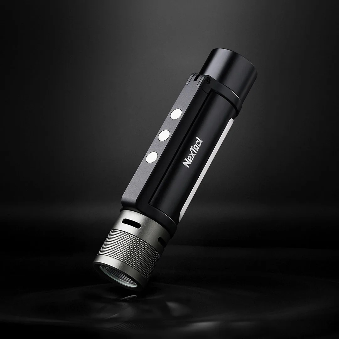 

Фонарик XiaoMi NEXTOOL 6 в 1 с двумя лампами, масштабируемый, лм