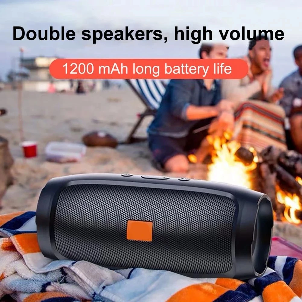 

Wireless Bluetooth Speaker Stereo HiFi Portable Speaker Outdoor Card Subwoofer Small Audio Voice Broadcast Mini Gift Speaker