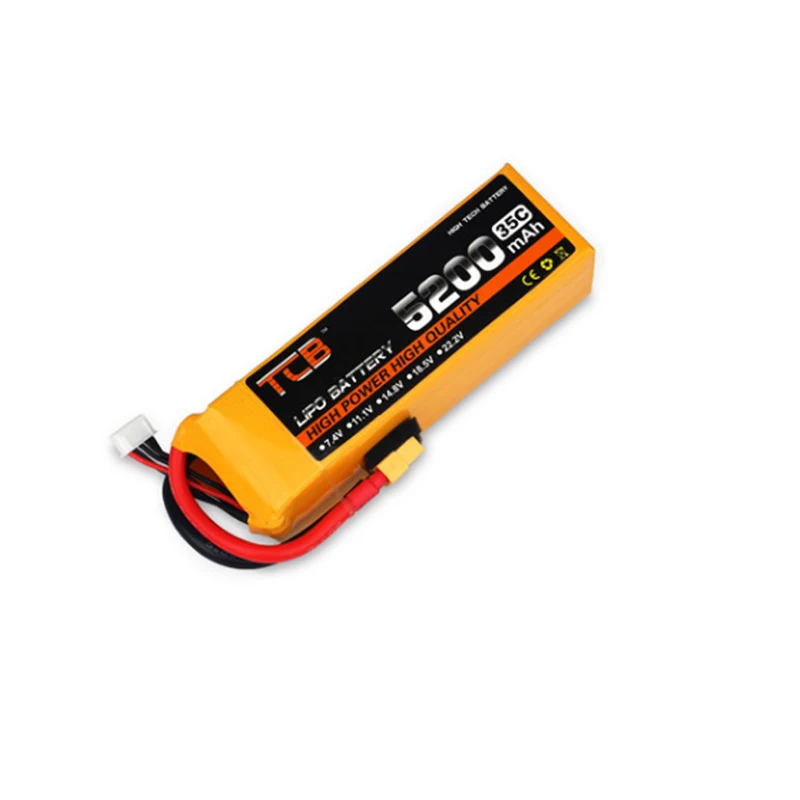 Rc самолет Lipo Батарея 7 4 v 11 1 14 8 22 2 3500 мА/ч 5200 мАч 35c для дистанционно управляемого