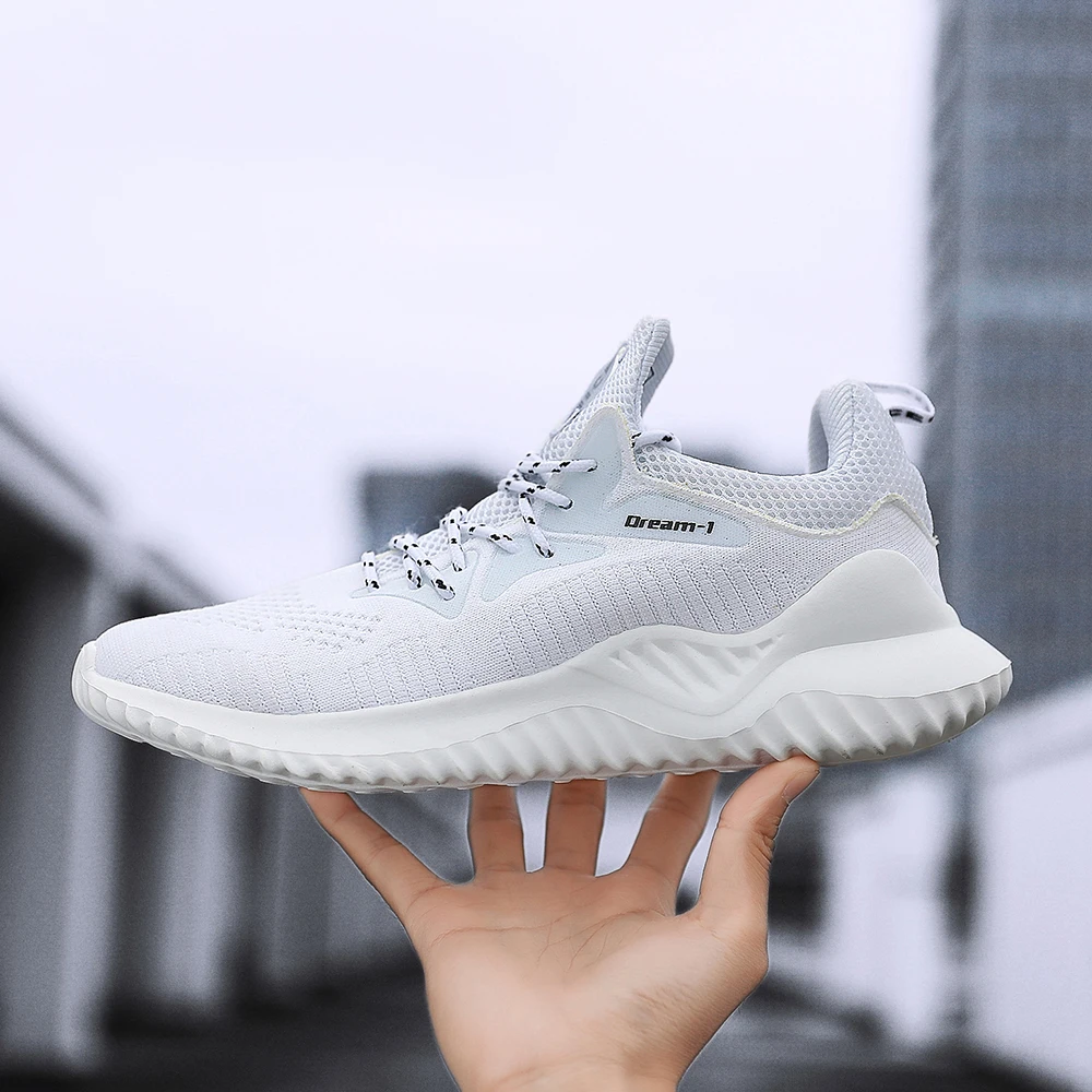 Кроссовки мужские дышасветильник белые большие размеры 39-46 |