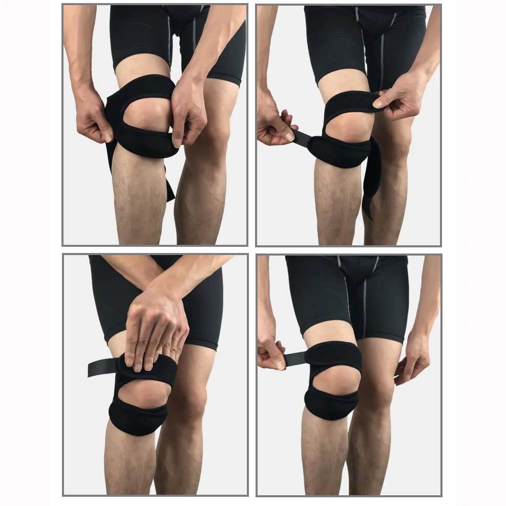 

Sports Knee Shock Absorbing Compression Leggings Outdoor Basketball Football Mountaineering Cycling Fitness Protective Gear