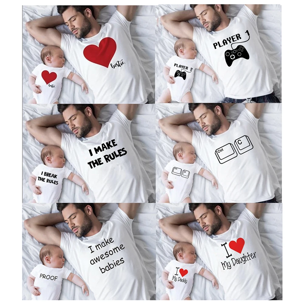

Gift for Him Gifts for Dad Biggie and Smalls Shirt Father Daughter Matching Shirts Father and Son Funny Print Shirts Family Tops