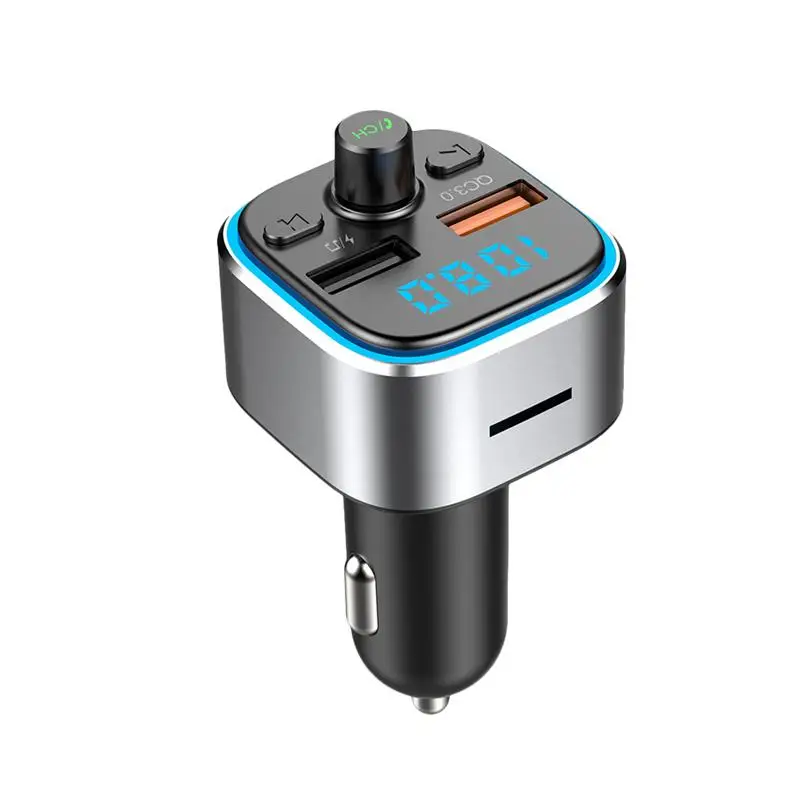 1 шт. светодиодный дисплей маленький Автомобильный MP3-плеер USB Quick Charge 3 0