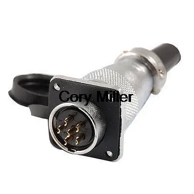 

PLS20-6 AC 250V 10A 6 Pins Aviation Circular Connector Adapter