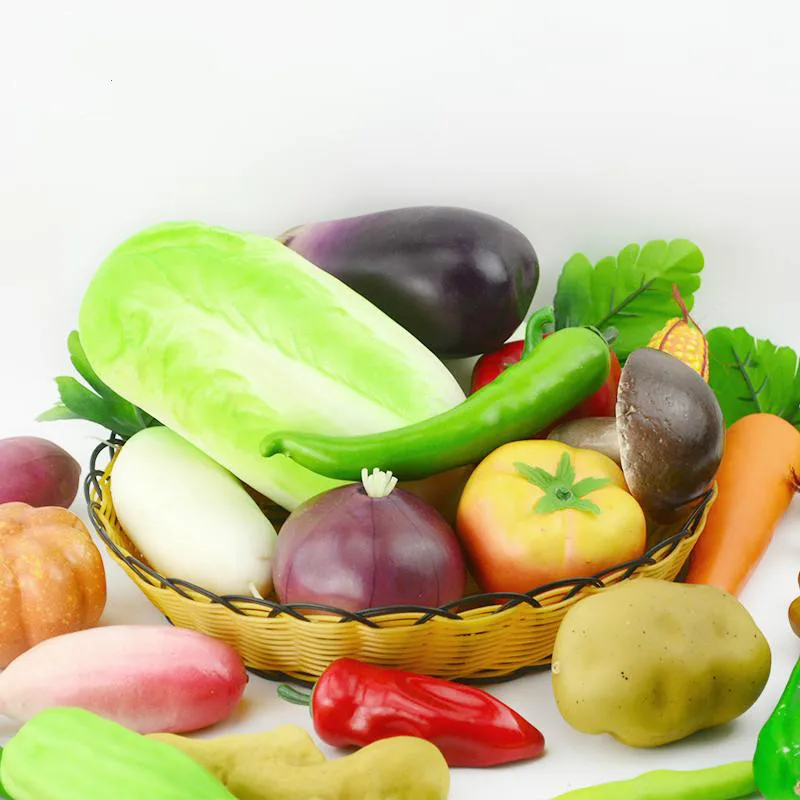 Искусственные овощи перец тыква чеснок фрукты|Искусственные продукты и овощи| |
