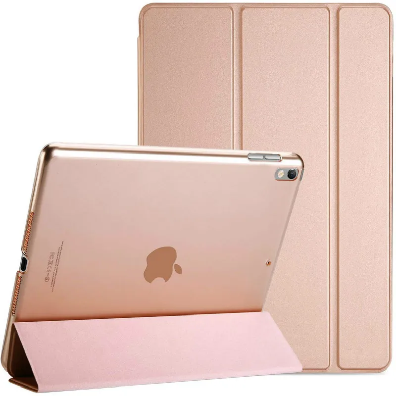 

For iPad Air (3rd Gen) 10.5"2019 Case iPad Pro 10.5"2017 Cover,Slim Lightweight Stand Smart Shell Translucent Frosted Back Cover