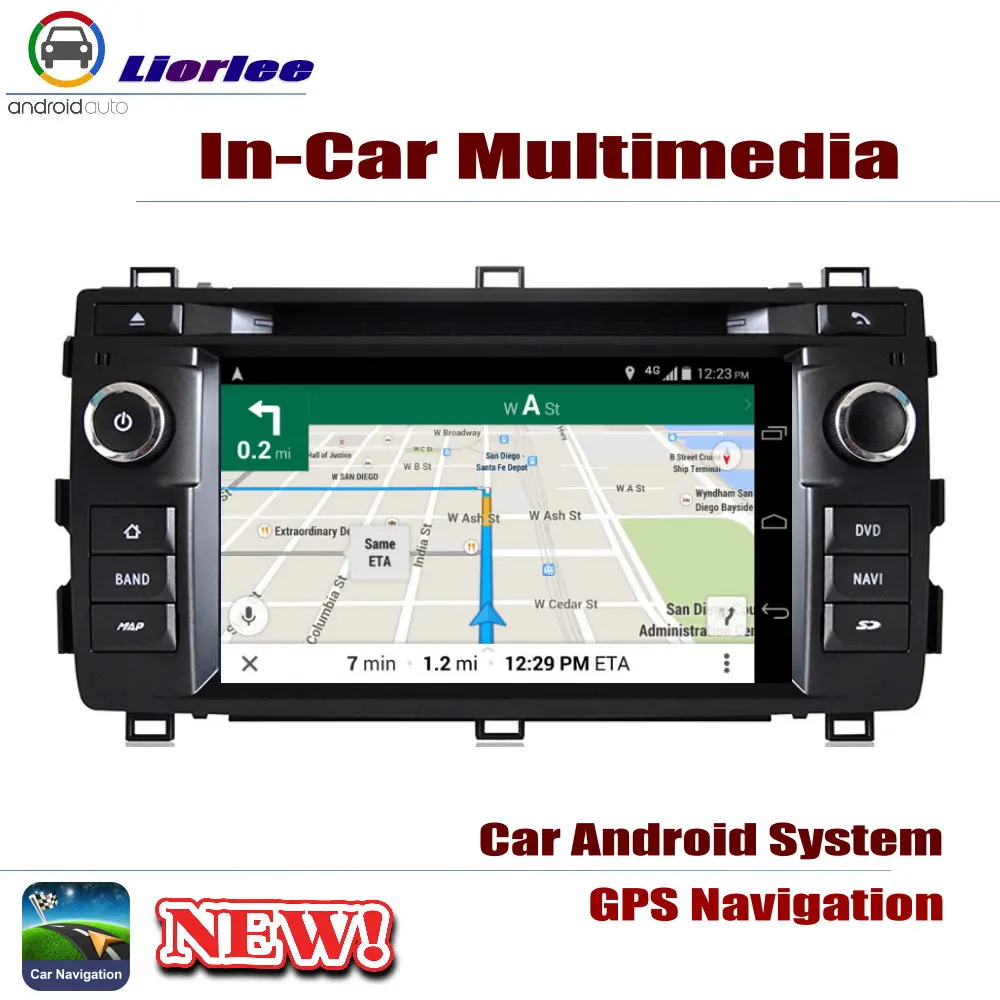 Автомобильный DVD плеер для Toyota Auris (E180) / Corolla Hatchback 2012 2018 GPS навигация Android 8 ядерный