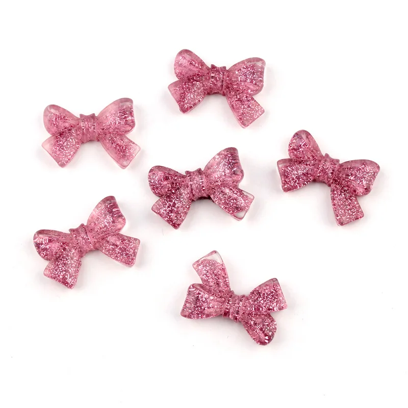 Блестящая прозрачная лента с бантом резиновый кабошон аксессуары для украшения