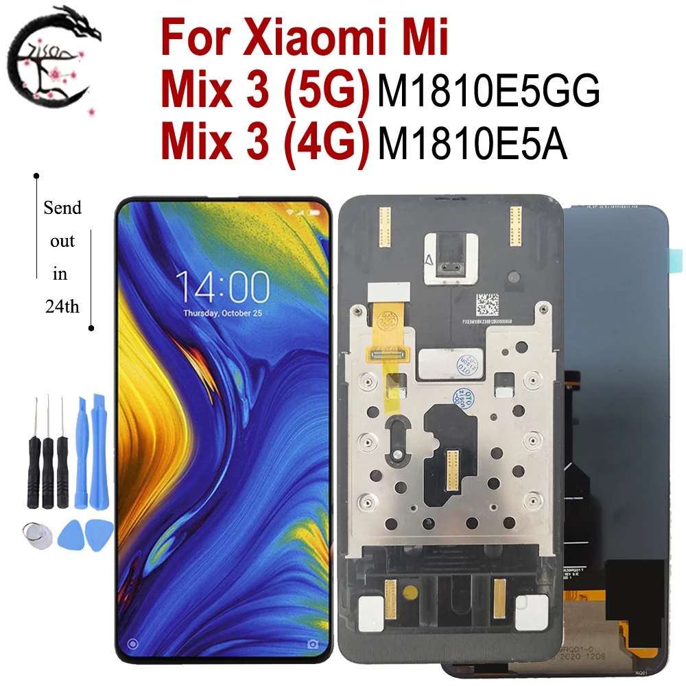 Mix 3 2 2s ЖК дисплей с рамкой для Xiaomi Mix3 5G M1810E G 2S M1803D5XA Mix2 MDE5 цифровым
