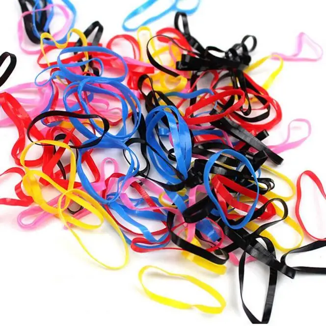 Детские эластичные резинки для волос карамельных цветов конского хвоста завязки