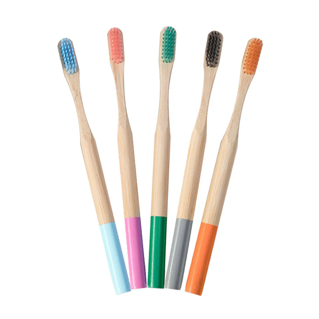 

3/4pcs Toothbrush Eco-Friendly Whitening Soft Bristle Toothbrush Gradable Natural Bamboo Soft Fibre Tooth Teeth Brush Care#0626