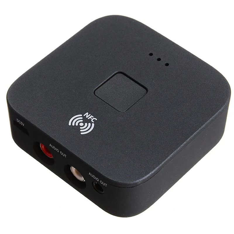 Pohiks bluetooth приемник аудио адаптер для колонок 10 m 5 0 aptX LL RCA NFC 3 мм разъем Aux