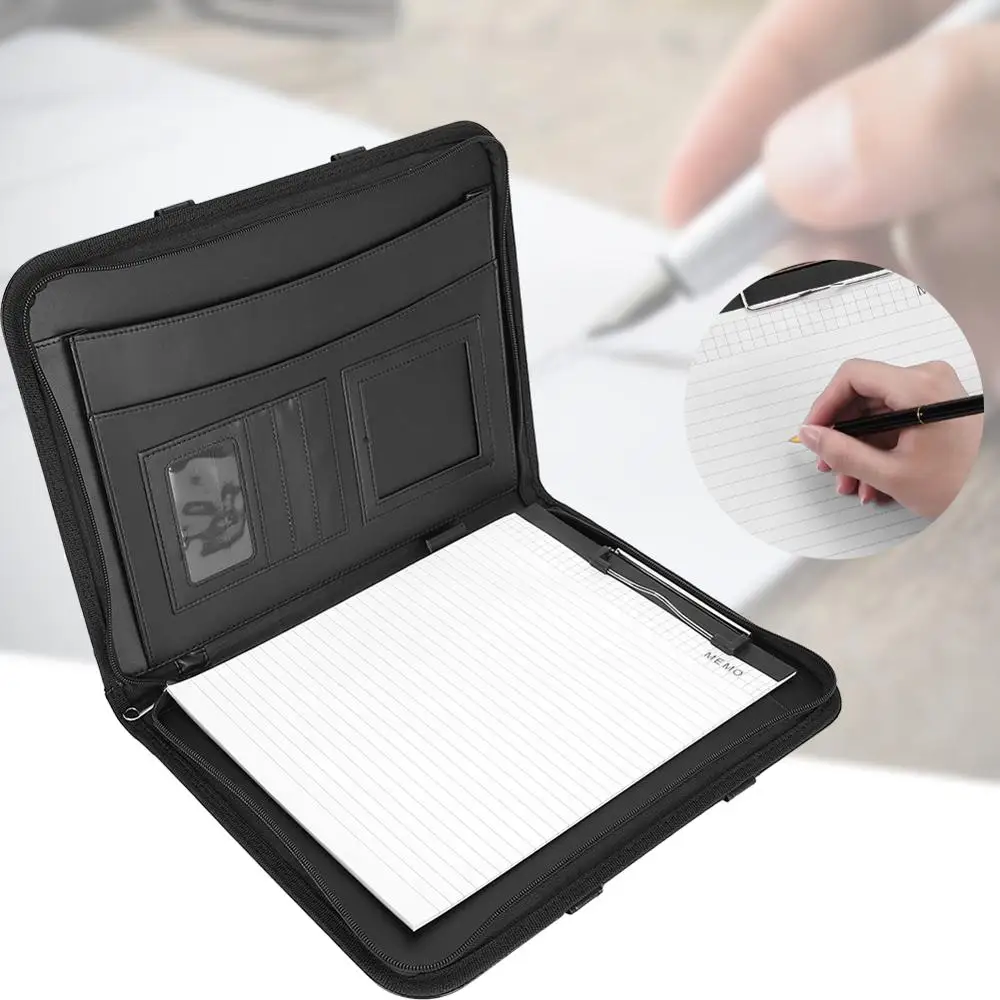 Деловая сумка портфель для документов формата А4 на молнии многофункциональная