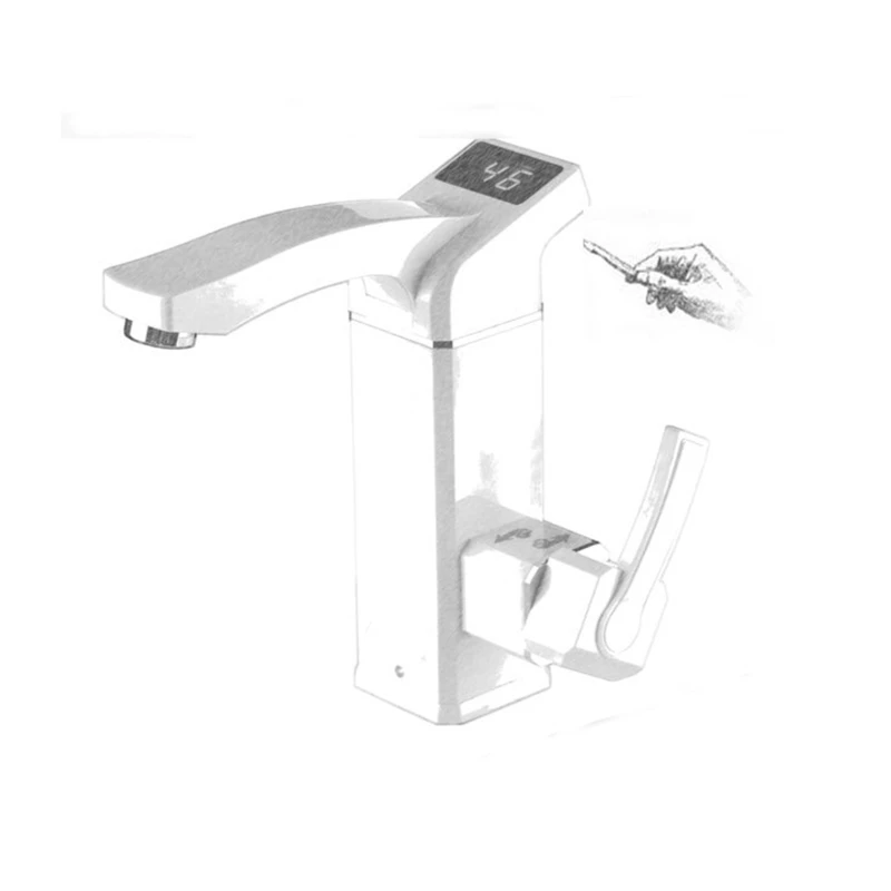 

3000W Instant Electric Faucet Kitchen Water Heater Heater Tap with LED Display