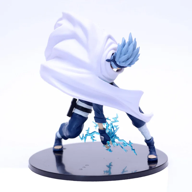 

NARUTO 16.5cm Anime Naruto Action Figure Toys Cool Flag Wood Cloak Kakashi Fingurine Models Cartoon PVC Dolls Gifts Kids Toys
