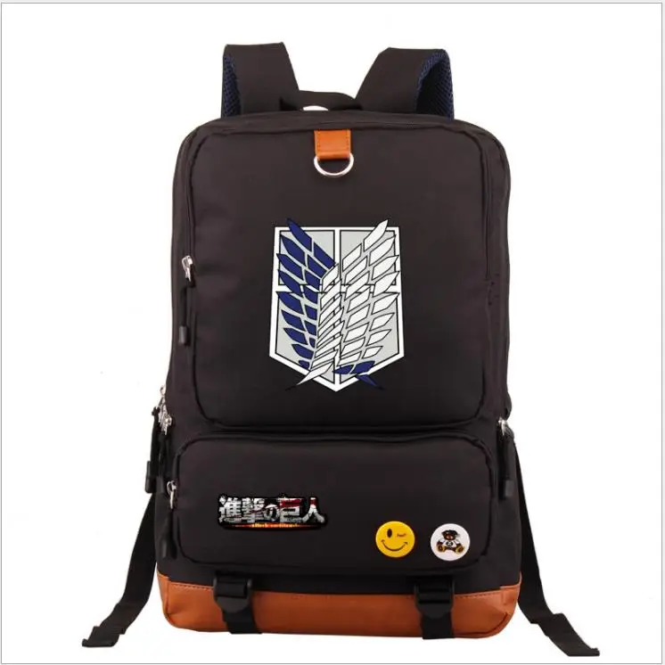 Рюкзак мужской/женский с рисунком аниме Атака Титанов | Багаж и сумки