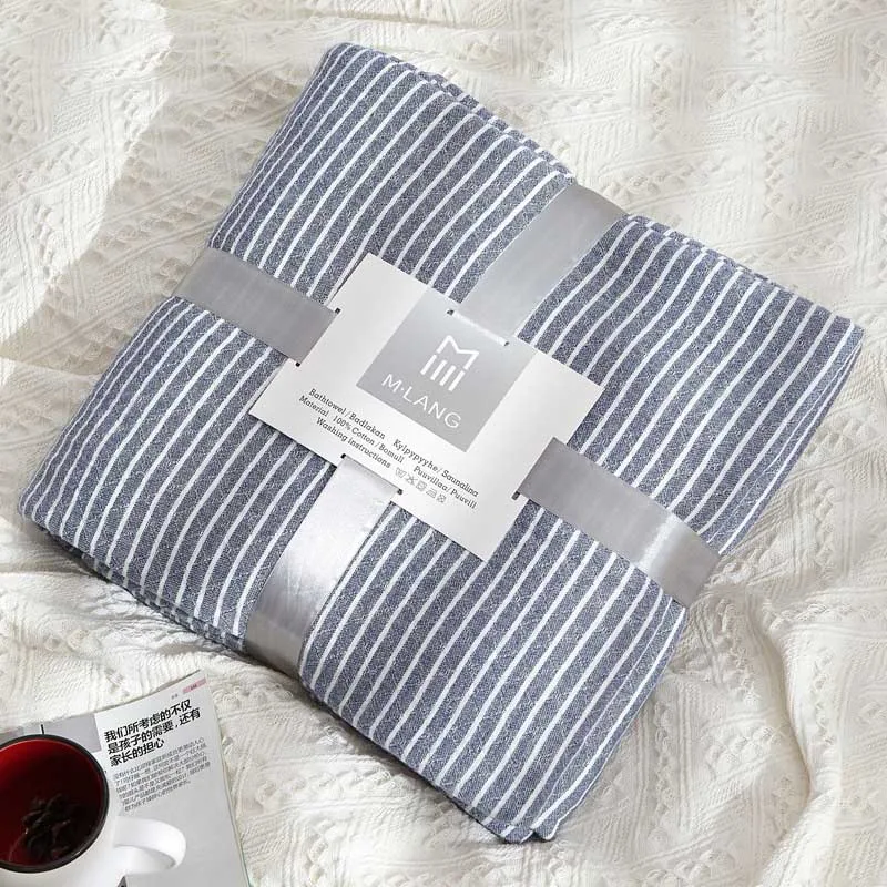 Blue B Хлопковое одеяло для кровати, дивана, полного размера королевы, легкое дышащее тепловое одеяло s, постельные принадлежности, покрывало для детей, взрослых, плед - Цвет: Blue B